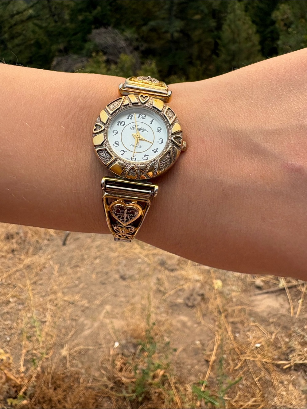 Ladies Watch Gold Plated  &Silver Plated